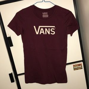 Vans Maroon Tee